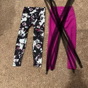 Lululemon leggings. Size 10. Multi color.